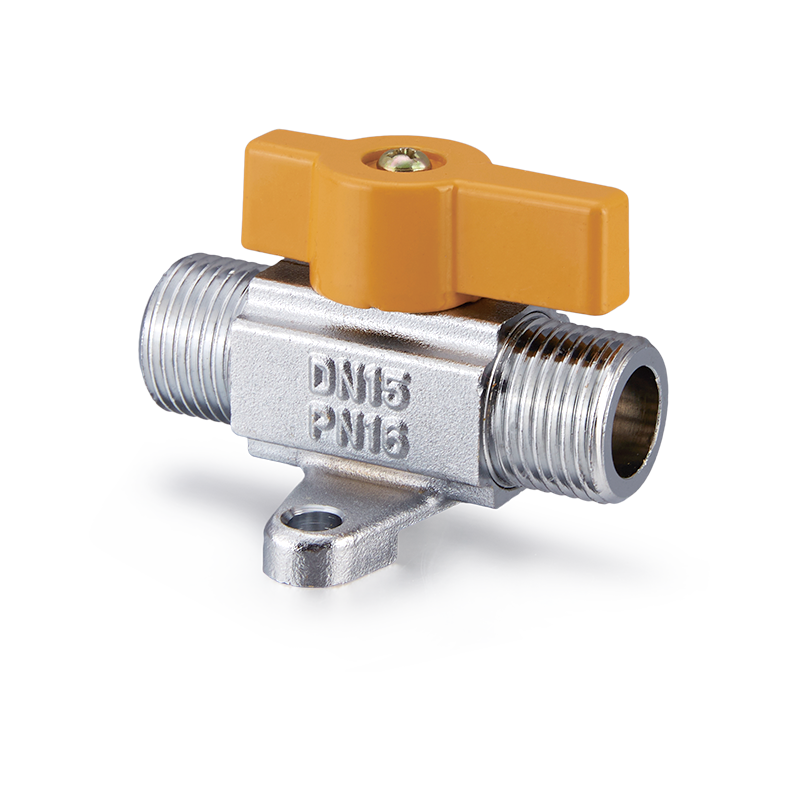 Supapă cu bilă din alamă YH-212 cu bază (M/M)